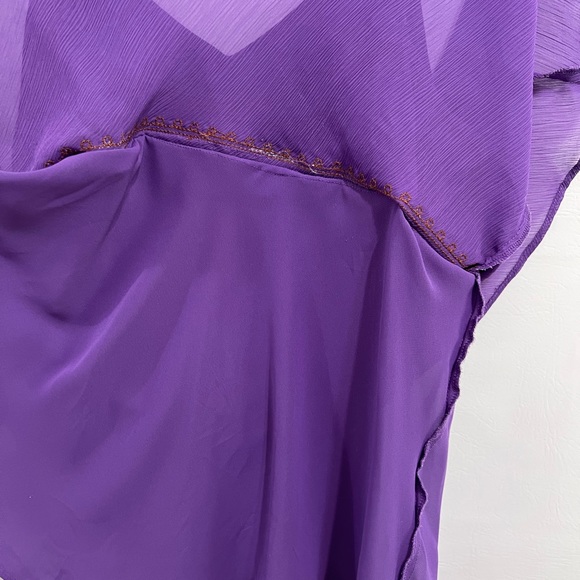 Mix It purple top with sequins boho sz 1x plus size EC - Picture 10 of 14